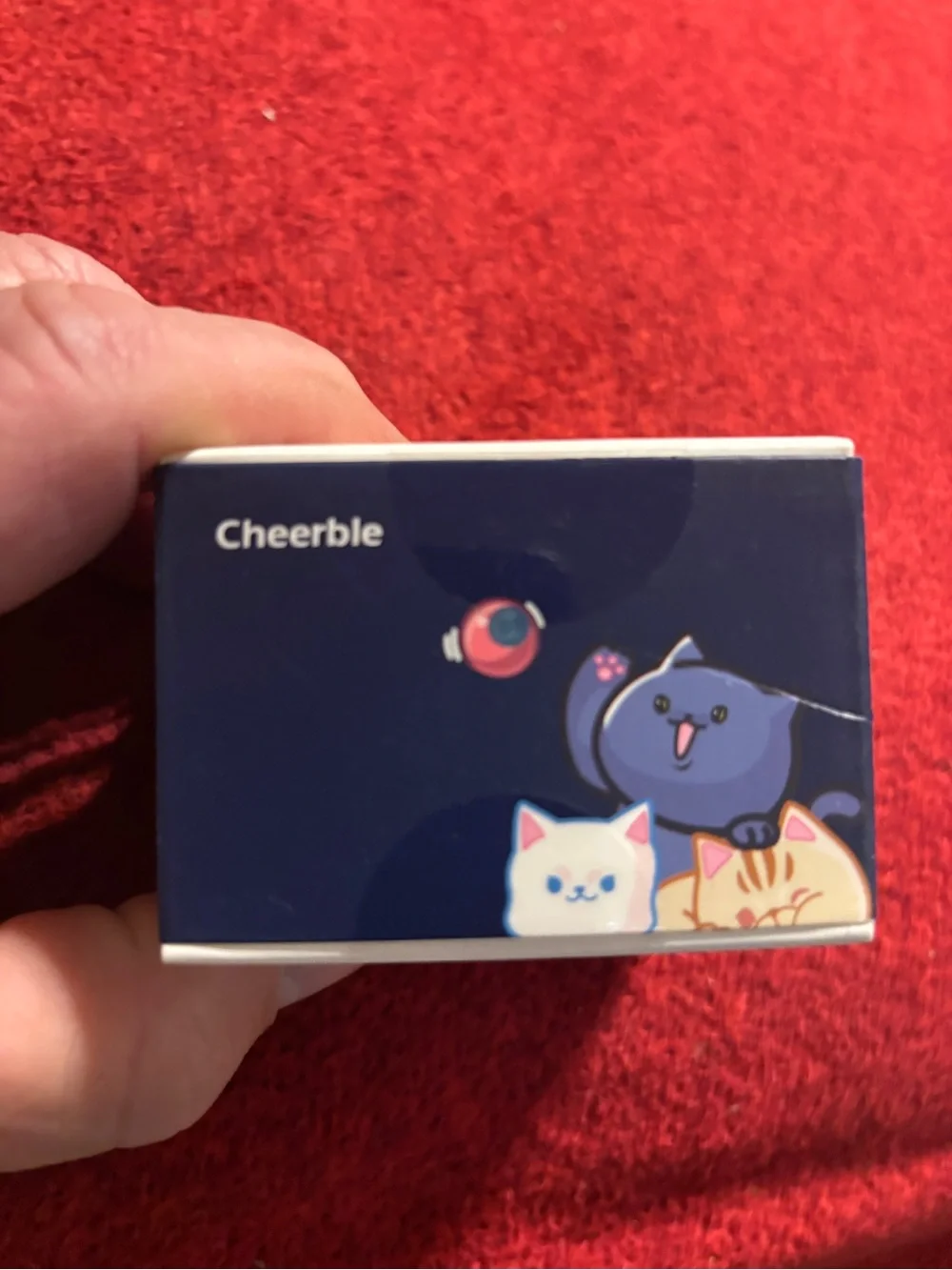 Cheerble Ball M Red Interactive Pet Ball - Smart & interactive Pet Toy .new